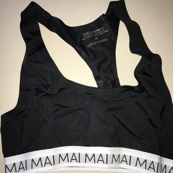 MAI Underwear Active Top in Black - Picture 1 of 7